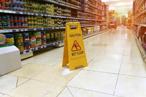 Treinamento de segurança do trabalho em supermercado